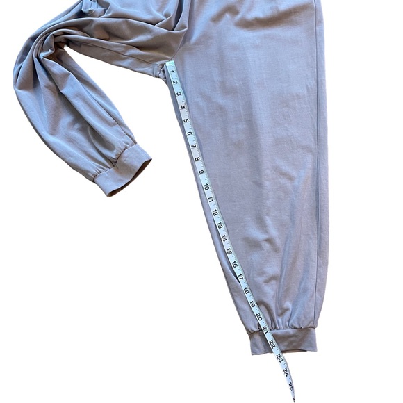 Oysho Sport Modal Blend Balloon Joggers in Taupe - Picture 6 of 8